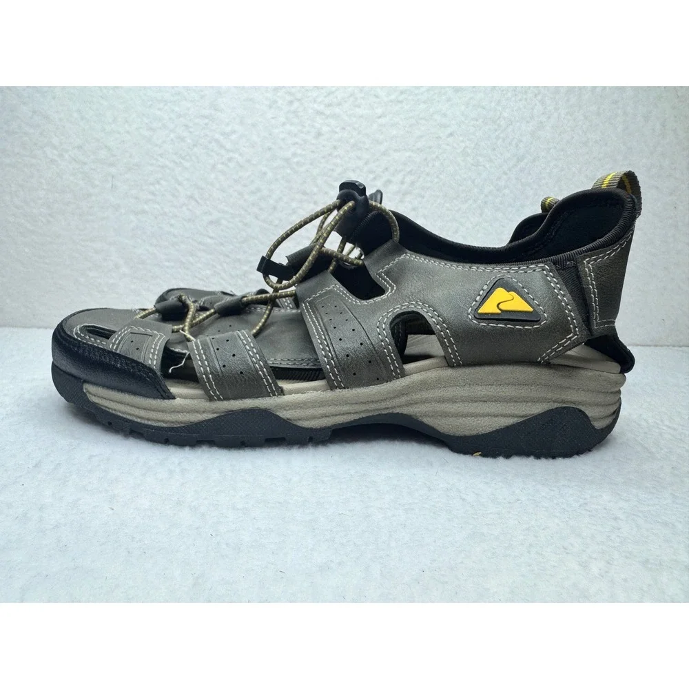 Ozark Trail Men's Sport Sandals OT23GN01 Size 7 Grey Hiking Water Shoes